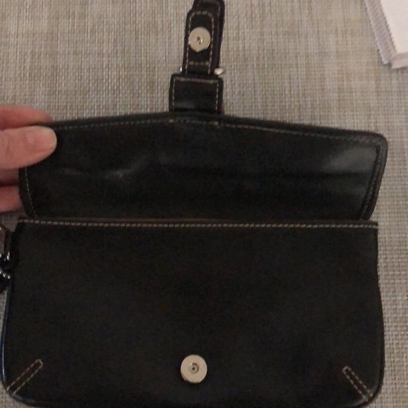 Coach Wristlet in black. - Picture 5 of 13